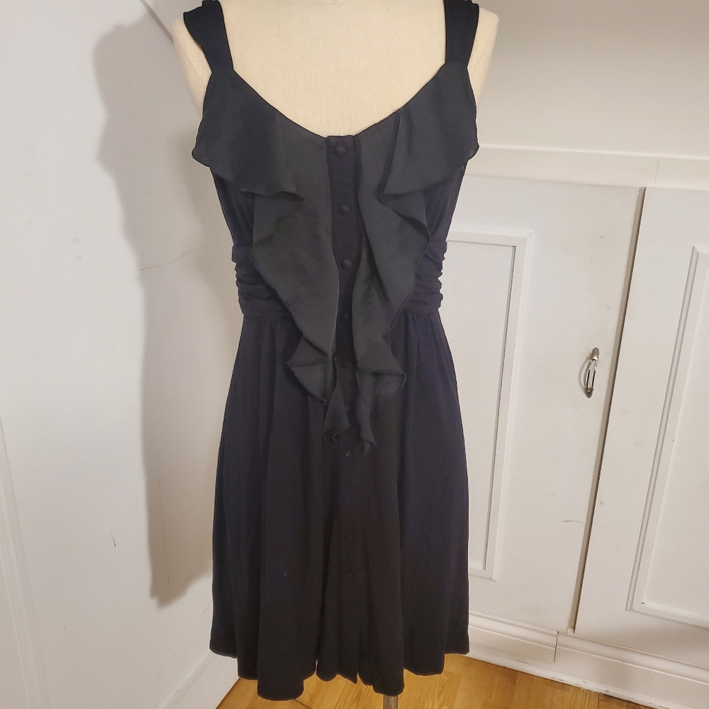 Iris made in Canada little black dress medium summer stretchy